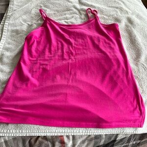 Hot pink tank top